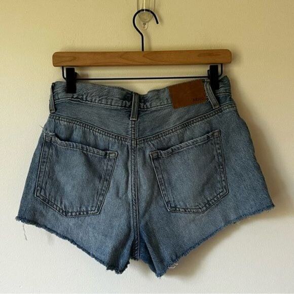 Aeropostale Mom Shorts Blue Raw Hem Size 2 - Picture 6 of 6